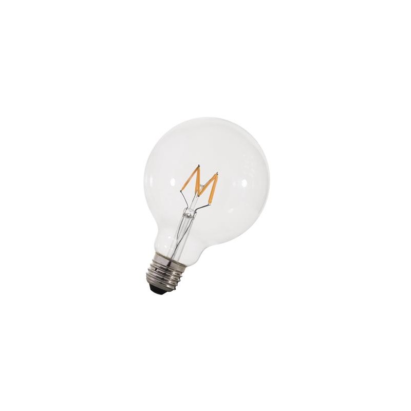                         Ampoule LED à filament Wave Globe E27 - 3W - 2200K - 300lm - Clair - Dimmable