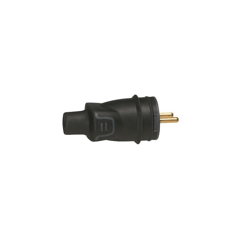                         Fiche borne à vis - 2P+T - 16A - IP55 - Noir