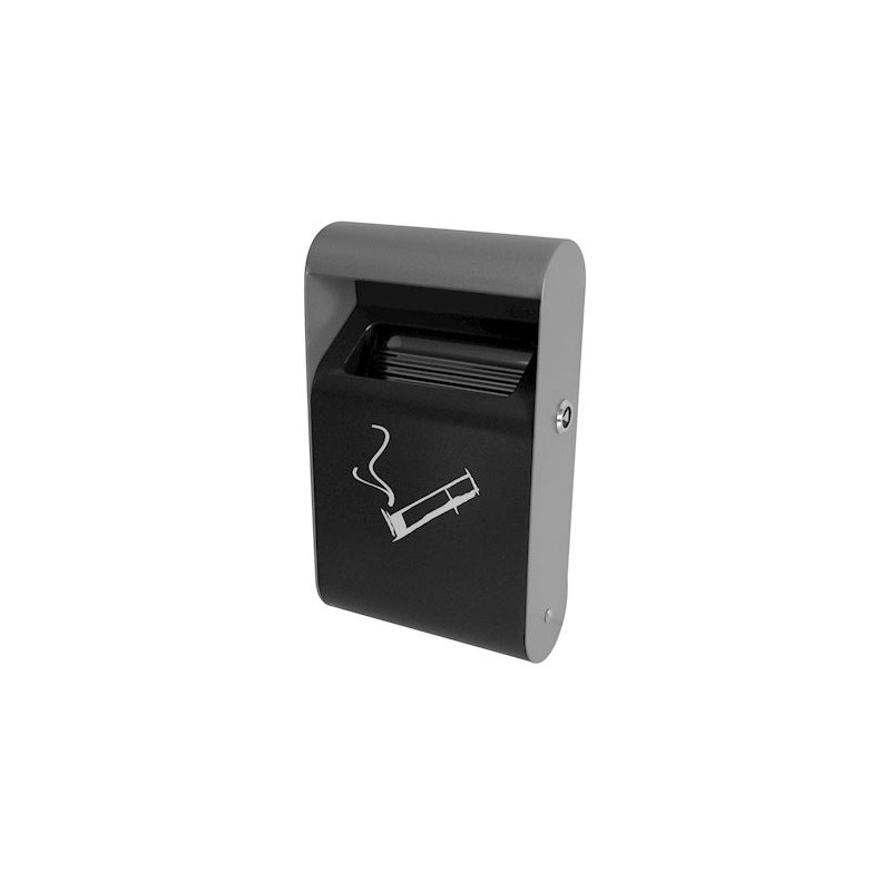                         Cendrier - Mural - 1,5L - Gris et Noir