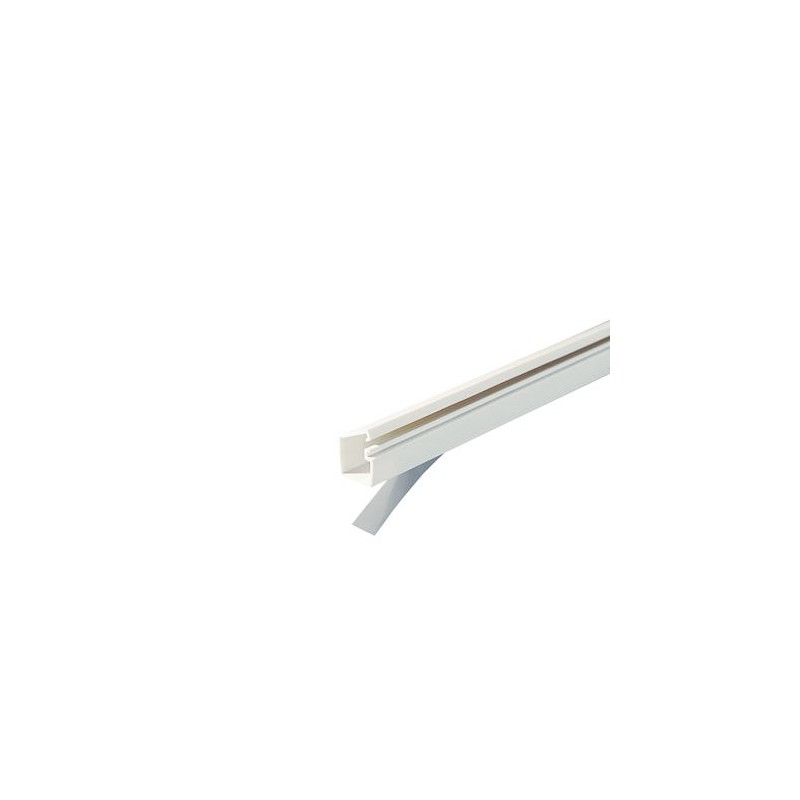                         Moulure auto-adhésive Optima TMR 16X12mm - Barre de 2m - 1 compartiment - Blanc