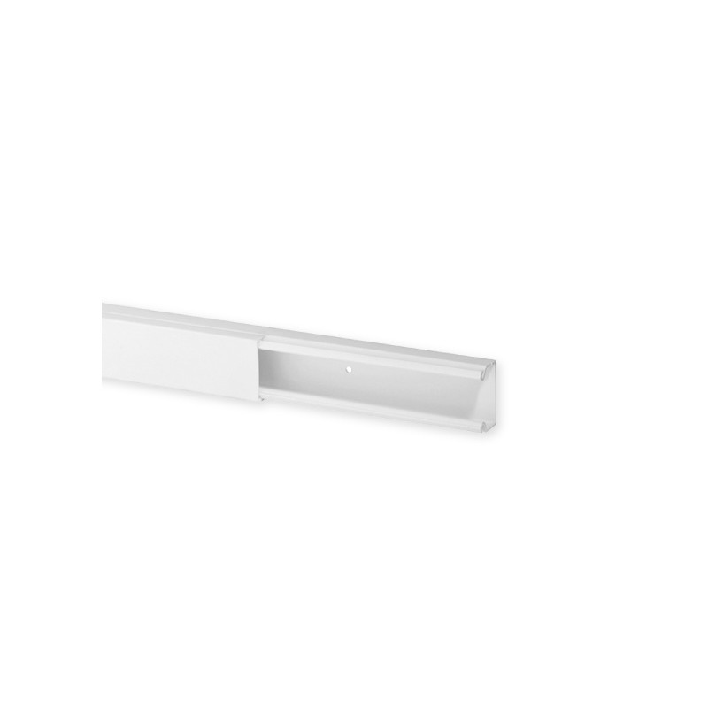                         Goulotte de distribution TA-E 25x17mm - Barre de 2m - 1 compartiment - Blanc