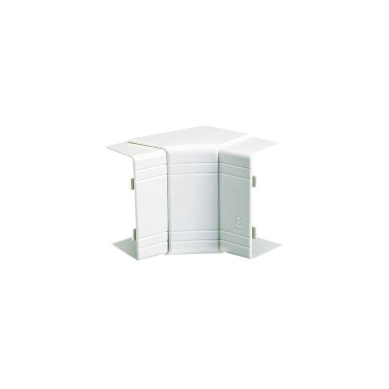                         Angle intérieur variable 70° à 120° NIAV - Pour goulotte 80x60mm - Blanc