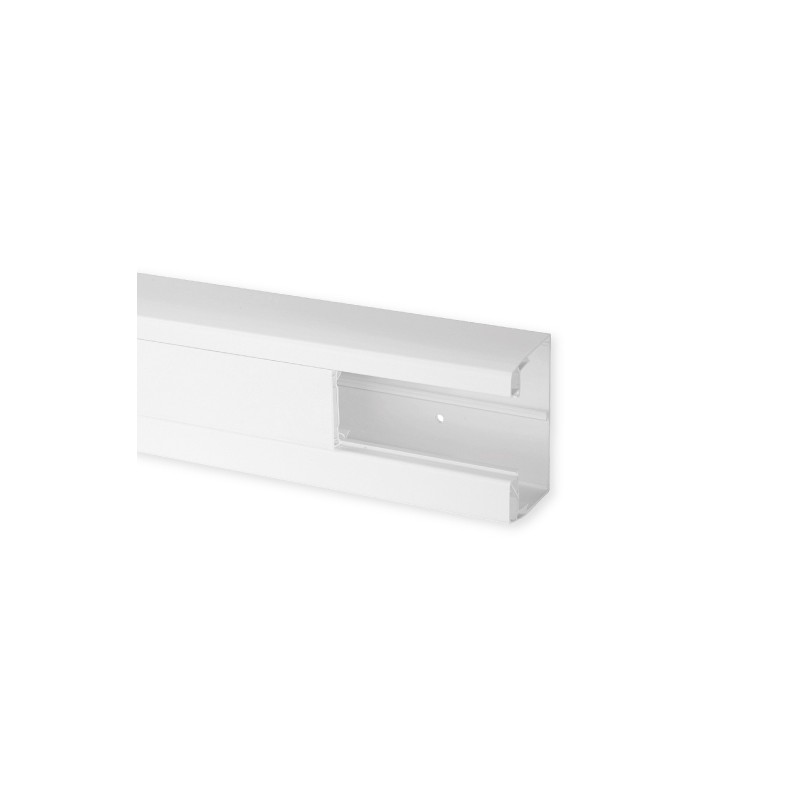                         Goulotte d'installation TA-C45 90x55mm - Barre de 2m - 1 compartiment - Blanc