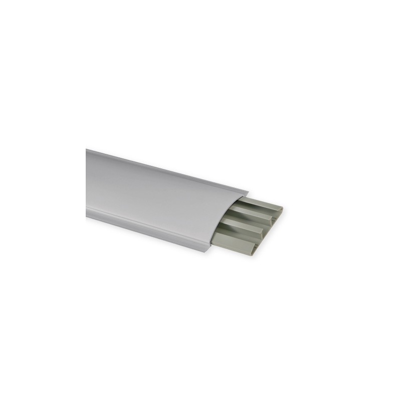                        Passage de plancher CSP-N 75x17mm - Barre de 2m - 3 compartiments - Gris