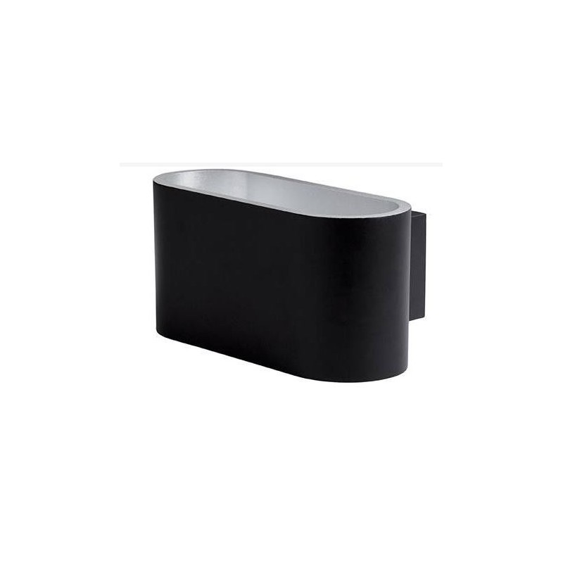                         Applique Glam 90 LED U&D - 10W - 3000K - 680Lm - dimmable - Noir/Argent