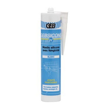 MASTIC SILLICONE - BLANC - ANTI MOISISSURE - 310ml