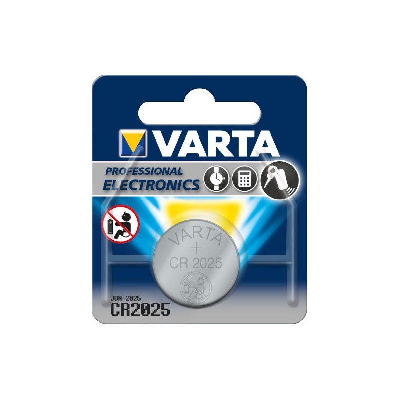                         Pile type CR2025 - 3 volts - Lithium