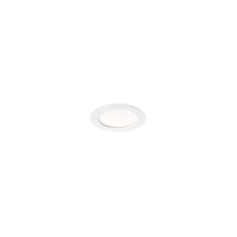                         Spot LED  encastré Flat-ISO 20 - Recouvrable - 20W - 3000/4000K - Rond - Plastique - Blanc - Dimmable