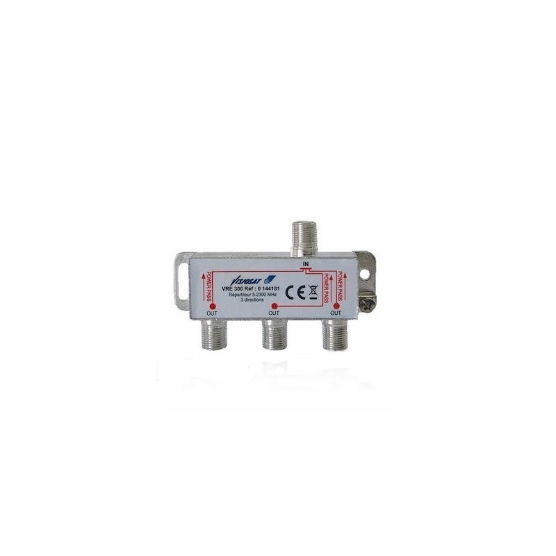                         Répartiteur VRE 300 - 3 sorties - 5-2300MHz