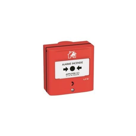 DECLENCHEUR MANUEL - A MEMBRANE REARMABLE - ROUGE