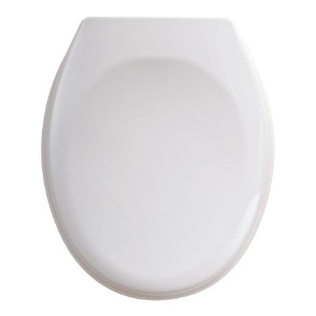 Abattant de WC double TISSOT PRO RD'2 - Descente manuelle - Blanc