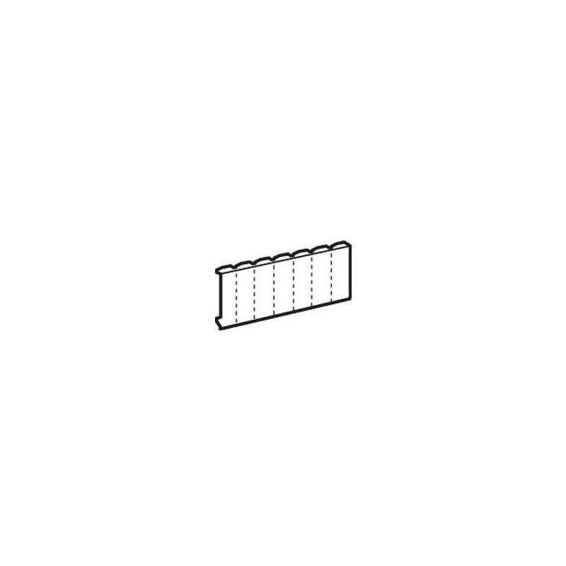                         Obturateur 13 modules - Blanc