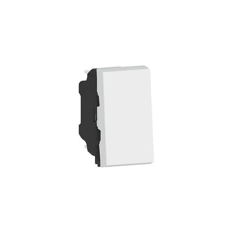                         Interrupteur va-et-vient Mosaic 1 module - 10 AX - Blanc