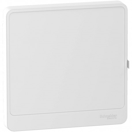 Porte Styl blanche pour coffret de répartition et de communication Resi9 - 13 modules - 1 rangée